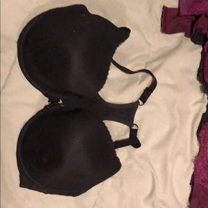 Black racer back vs bra